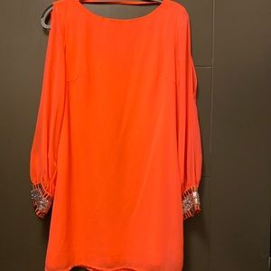 Coral Mini Dress - size small